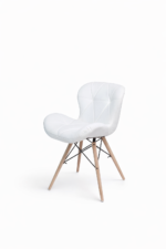 ⁦كرسي منجد جلد⁩ - الصورة ⁦4⁩